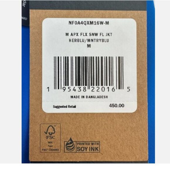 The North Face FUTURELIGHT Waterproof Breathable Jacket Men's Size M Blue New - Picture 15 of 16